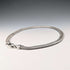 Vintage Sterling Silver Flat Snake Chain Necklace, 45cm, 54g