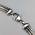 Vintage Sterling Silver Flat Snake Chain Necklace, 45cm, 54g