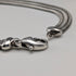 Vintage Sterling Silver Flat Snake Chain Necklace, 45cm, 54g