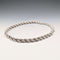 British Vintage Sterling Silver Extra Thick Twisted Chain Necklace 42cm 37.9g DN