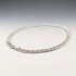 British Vintage Sterling Silver Double Curb Chain Necklace 45cm 50g BJB