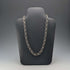 British Vintage Sterling Silver Long Curb Chain Necklace 60cm 63g VJ