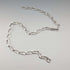 British Vintage Sterling Silver Long Curb Chain Necklace 60cm 63g VJ