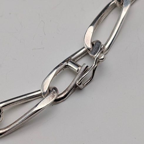 英國復古 純銀製 長款喜平鍊 項鍊60cm 63g VJ