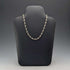 Vintage Sterling Silver Modernist Link Chain Necklace, 43cm, 32g