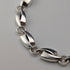 Vintage Sterling Silver Modernist Link Chain Necklace, 43cm, 32g