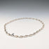 Vintage Sterling Silver Modernist Link Chain Necklace, 43cm, 32g