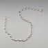 Vintage Sterling Silver Modernist Link Chain Necklace, 43cm, 32g