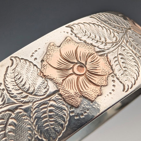 1965年 英国ヴィンテージ 純銀製 ブレスレット 56g E Liley&Co