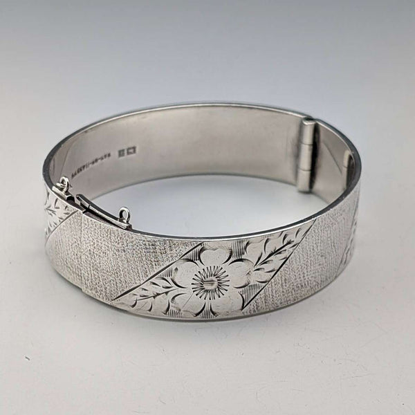 1973 British Vintage Sterling Silver Bracelet 46g Monomil Ltd