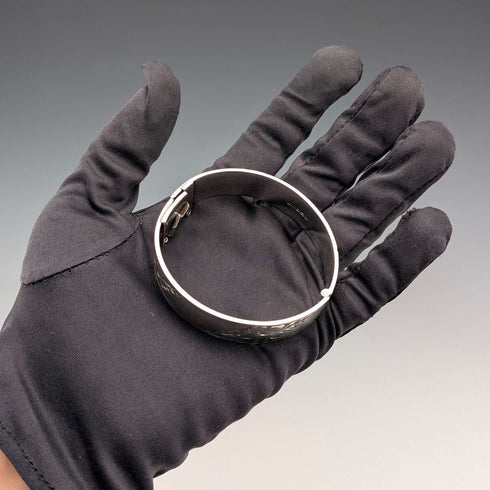 1973 British Vintage Sterling Silver Bracelet 46g Monomil Ltd