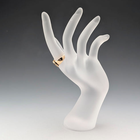 1969年 英国ヴィンテージ K9ゴールド ヴィクトリアンデザインリング(15号) 指輪