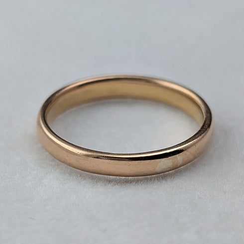 1863 British Antique 22K Gold Wedding Ring, 2.8g (Size 10), Henry Hyde Aston