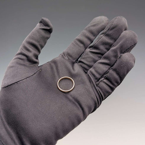 1863 British Antique 22K Gold Wedding Ring, 2.8g (Size 10), Henry Hyde Aston