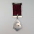 1915 British Antique Sterling Silver Perfect Attendance Award School Medal, Vaughton & Son