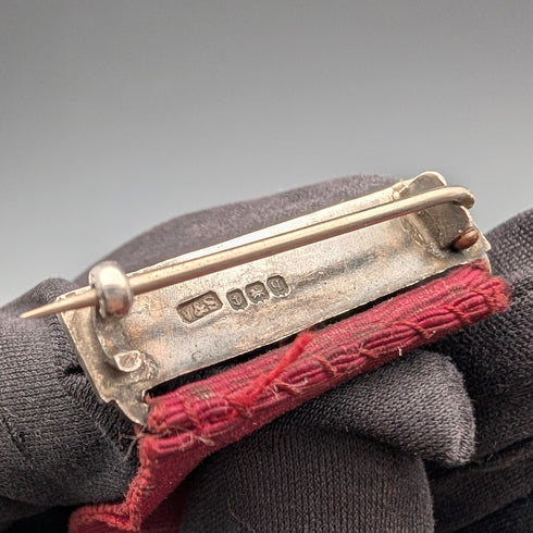 1915年 英国アンティーク 純銀製 皆勤賞表彰 スクールメダル Vaughton&Son