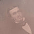British antique, Ambrotype photograph of a man, housed in a leather case.