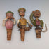 German Vintage Movable Figurine Wooden Bottle Stopper 3 Types ①