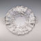 Vintage US Silver Overlay Large Dish, 28cm Diameter, Silver City Glass Co.