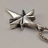 Vintage Sterling Silver Star Pendant with Sterling Silver Necklace, Total 8g