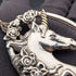 British Vintage Sterling Silver Unicorn Pendant with Sterling Silver Necklace, Total Weight 16.7g