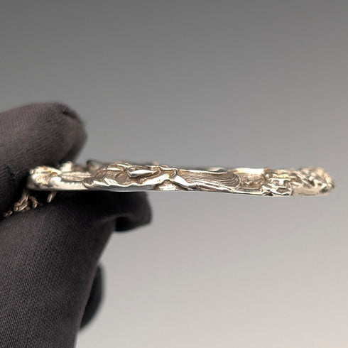 英国ヴィンテージ 純銀製ユニコーンペンダント 純銀ネックレス付き 計16.7g