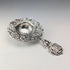 1920s Dutch Antique Silver Tea Strainer, 31g, Hendrick Hoojikass