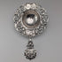 1920s Dutch Antique Silver Tea Strainer, 31g, Hendrick Hoojikass
