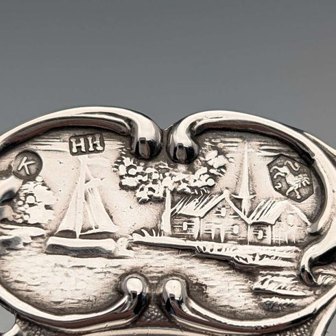1920年 オランダアンティーク シルバー製ティーストレーナー 31g Hendrick Hoojikass