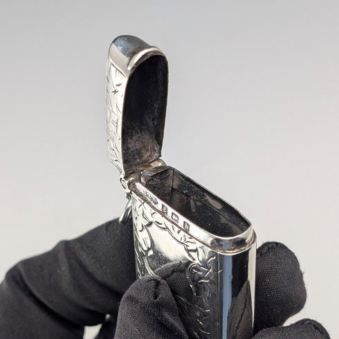 1907年 英國古董 純銀製 火柴盒 15g 火柴盒 Smith&Bartlam