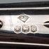 1972 British Vintage Cake Slicer with Sterling Silver Handle, Boxed, Harrison Brothers