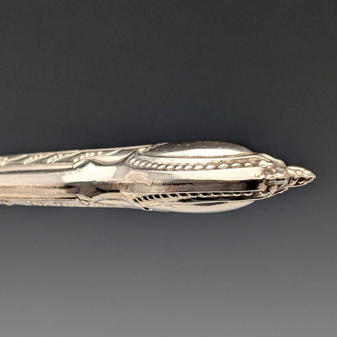 1933年 英國復古 純銀手柄 魚餐具6對 C H Beatson