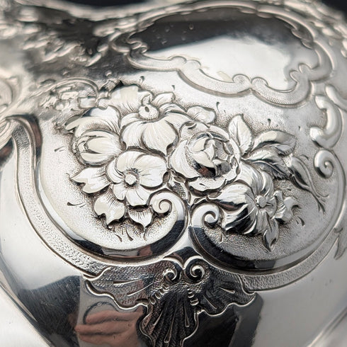 1863年 英国アンティーク シルバープレート製 ティーセット 3点セット Thomas Bradbury