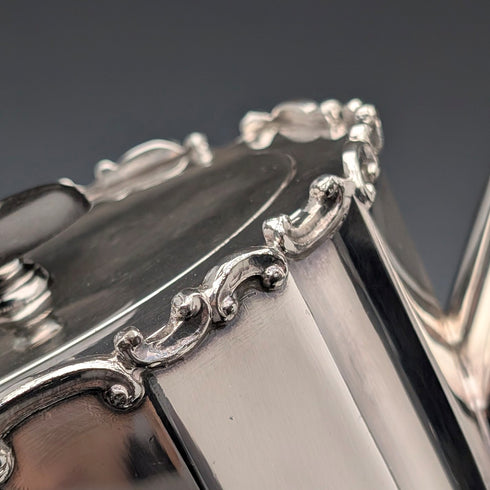 20世紀初頭 英国アンティーク シルバープレート製 バチェラー ティーセット 3点セット JAMES DIXON&SON