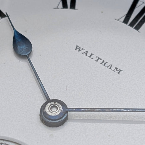 1917年頃 米国アンティーク ウォルサム 懐中時計 金張りハーフハンター 整備済