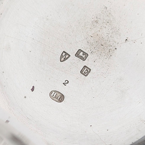 1888年 英國古董 純銀錶殼 鍵上鍊 大型懷錶 直徑56mm 運作良好