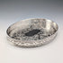 British Vintage Silverplate Oval Small Gallery Tray, 17cm Wide, Barker Ellis