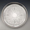 Vintage Silverplate Round Small Gallery Tray, 30cm Diameter, Primrose EP Brass