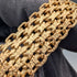 Vintage Sterling Silver Gold-Plated Mesh Bracelet, 20g