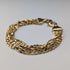 Vintage Sterling Silver Gold-Plated Rope Bracelet 18g MILOR ITALY
