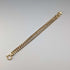 Vintage Sterling Silver Gold-Plated Snake Chain Bracelet 18g