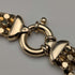 Vintage Sterling Silver Gold-Plated Snake Chain Bracelet 18g