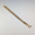 Vintage Sterling Silver Gold-Plated Snake Chain Bracelet 18g