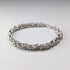 British Vintage Sterling Silver Byzantine Chain Bracelet 25g SH