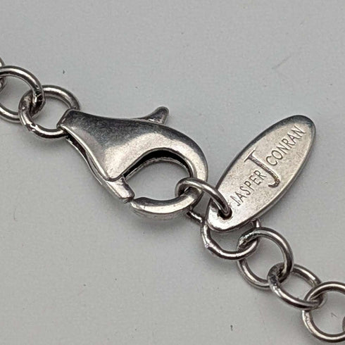 British Vintage Sterling Silver Drop Bracelet 60g Jasper Conran