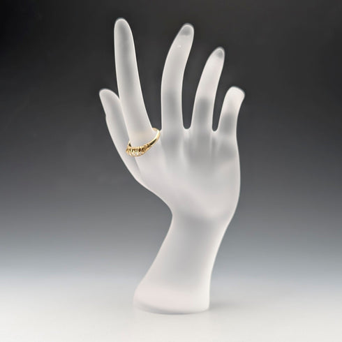 Antique K18 Gold 5-Stone Diamond Ring (Size 13) AH