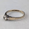 British Vintage K9 Gold Ring, White Stone, 1.5g (Size 15), Ring, CL&S