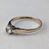 British Vintage K9 Gold Ring, White Stone, 1.5g (Size 15), Ring, CL&S