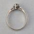 British Vintage K9 Gold Ring, White Stone, 1.5g (Size 15), Ring, CL&S