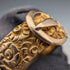 1890s British Antique K18 Gold Belt Design Ring, 4.5g (Size 20)